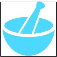 Drawing of mortar and pestle