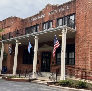 Front of Carrboro Town Hall