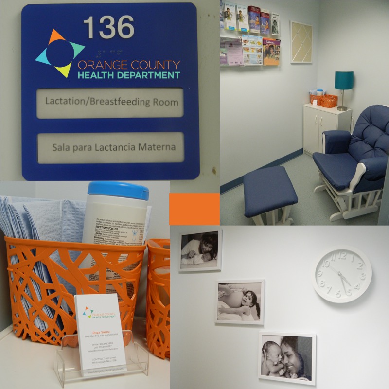 Orange County Health Department lactation room