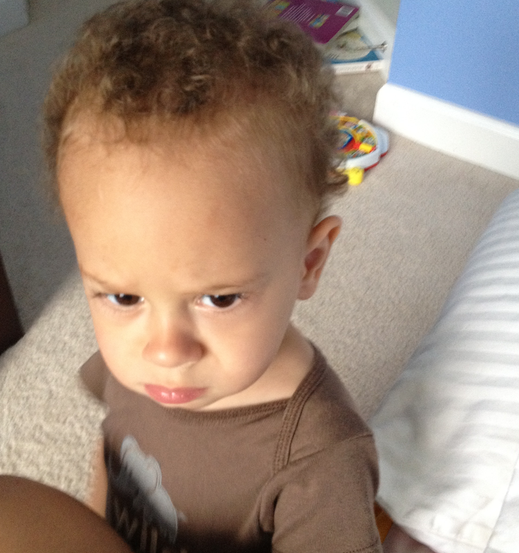 Child frowning